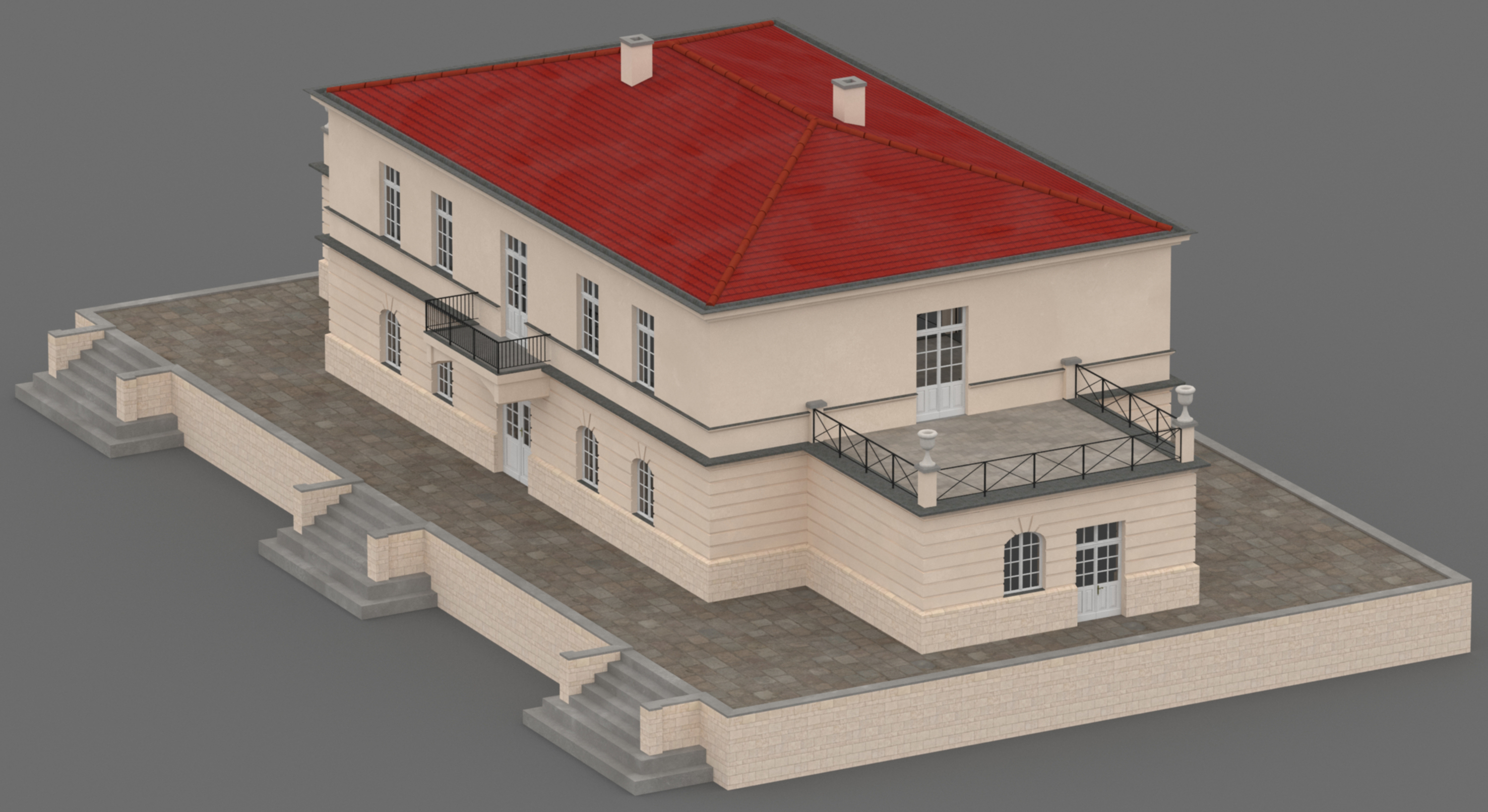 WIP: Wohnhaus eines Vorwerks, 1825