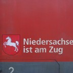 Aufkleber - "Niedersachsen ist am Zug"