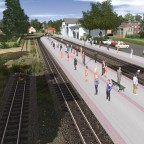 Bahnhof Binz Blickrichtung Putbus