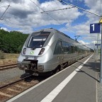 Zug der S-Bahn Mitteldeutschland in Elsterwerda-Biehla